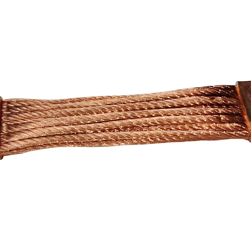 Conector de cobre tran&ccedil;ado