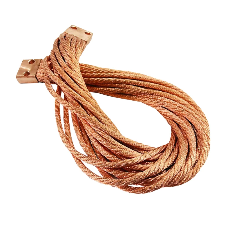 Conector de cobre tran&ccedil;ado